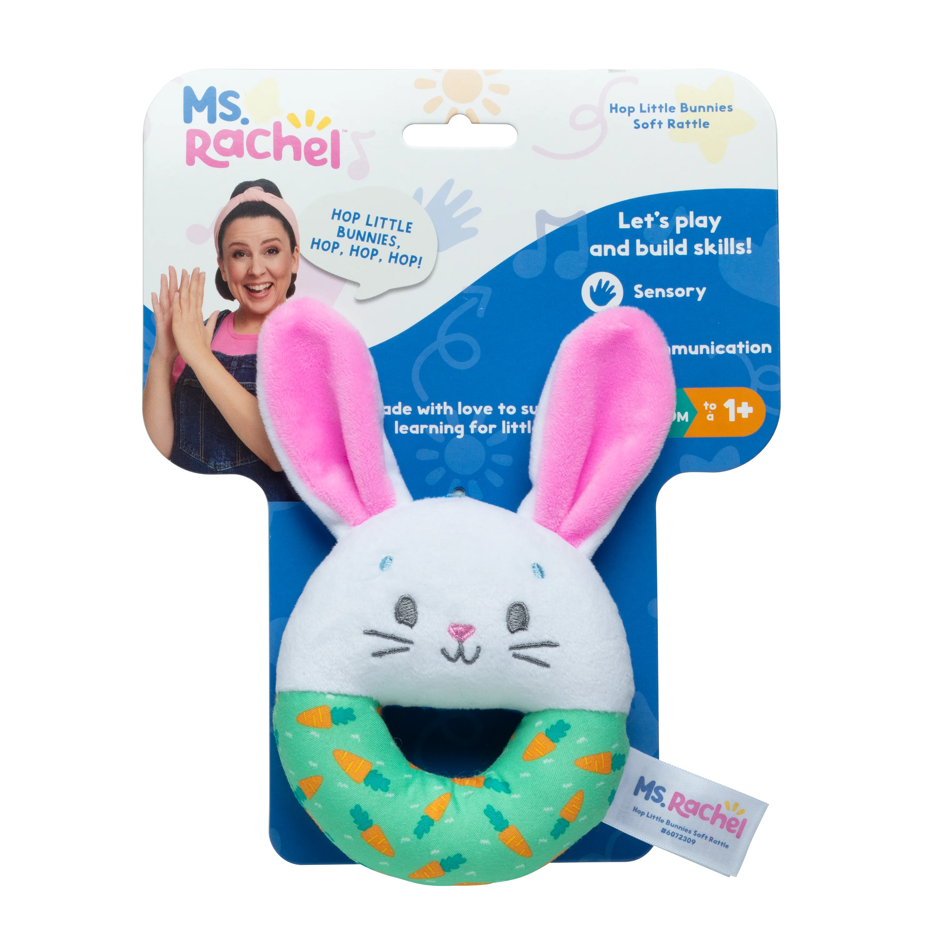 Hop Little Bunnies Soft Rattle - Image 3